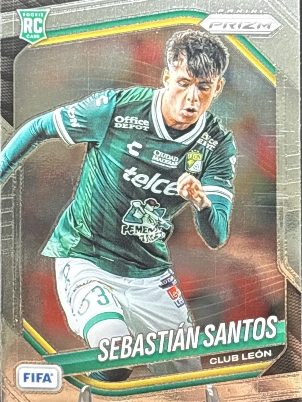 Panini Sebastián Santos Club León Rookie Soccer Card